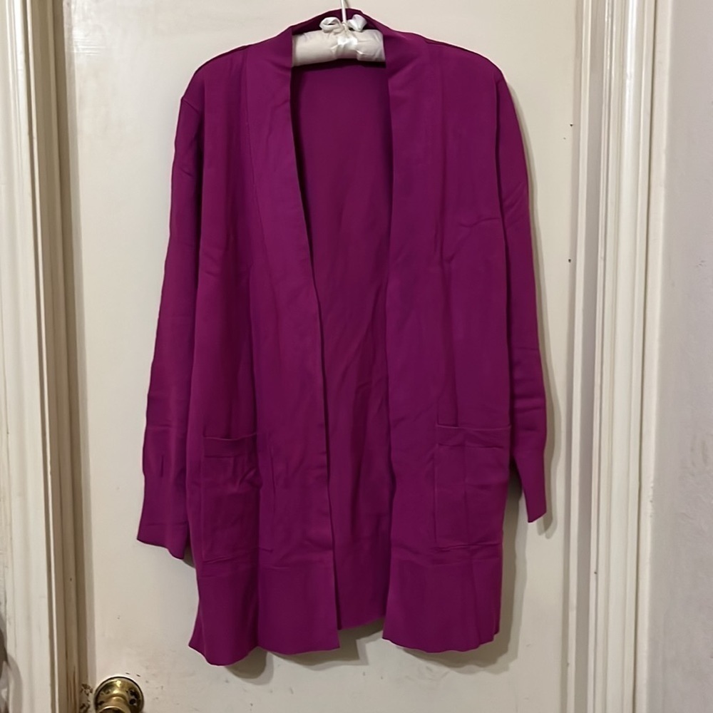 New Long Sleeve Open Front Cardigans Casual Chunky Knit Draped Sweaters Pockets